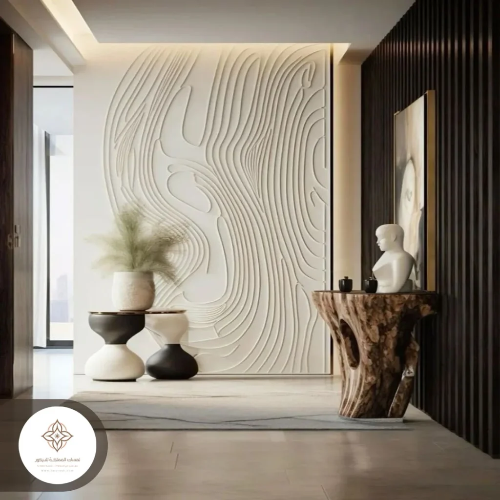 ديكور حفر خشب للمداخل سيهات