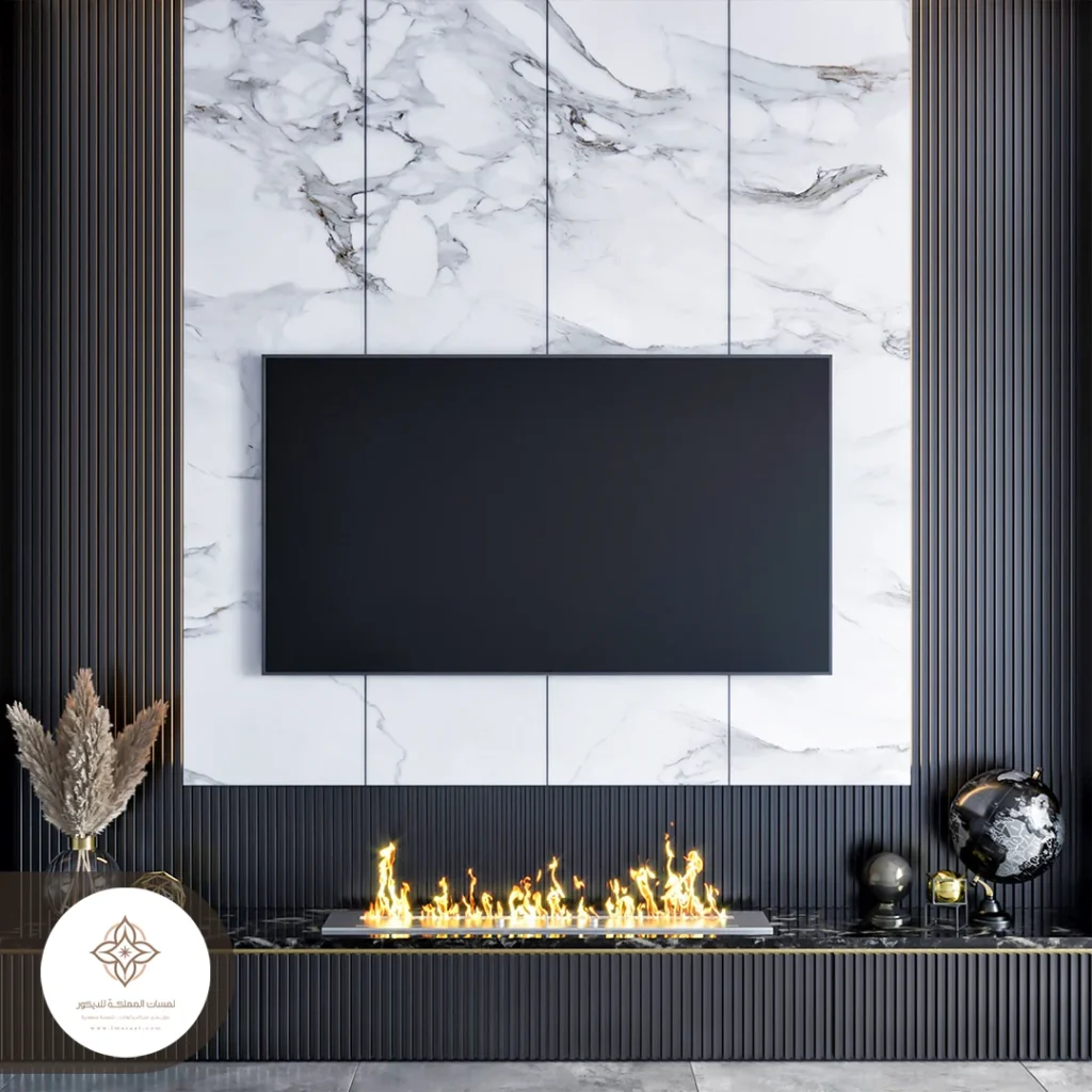 ديكور شاشه مودرن الاحساء