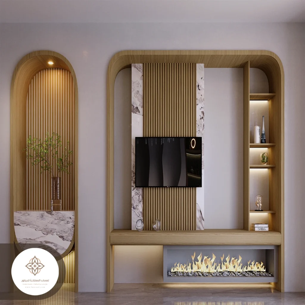 ديكور تحت الشاشه سيهات