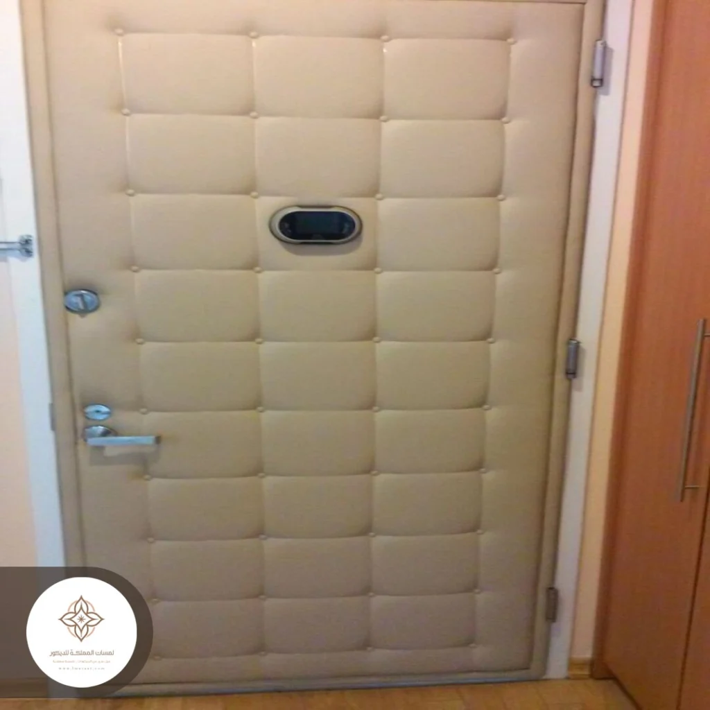 عازل صوت للباب الخشب الاحساء