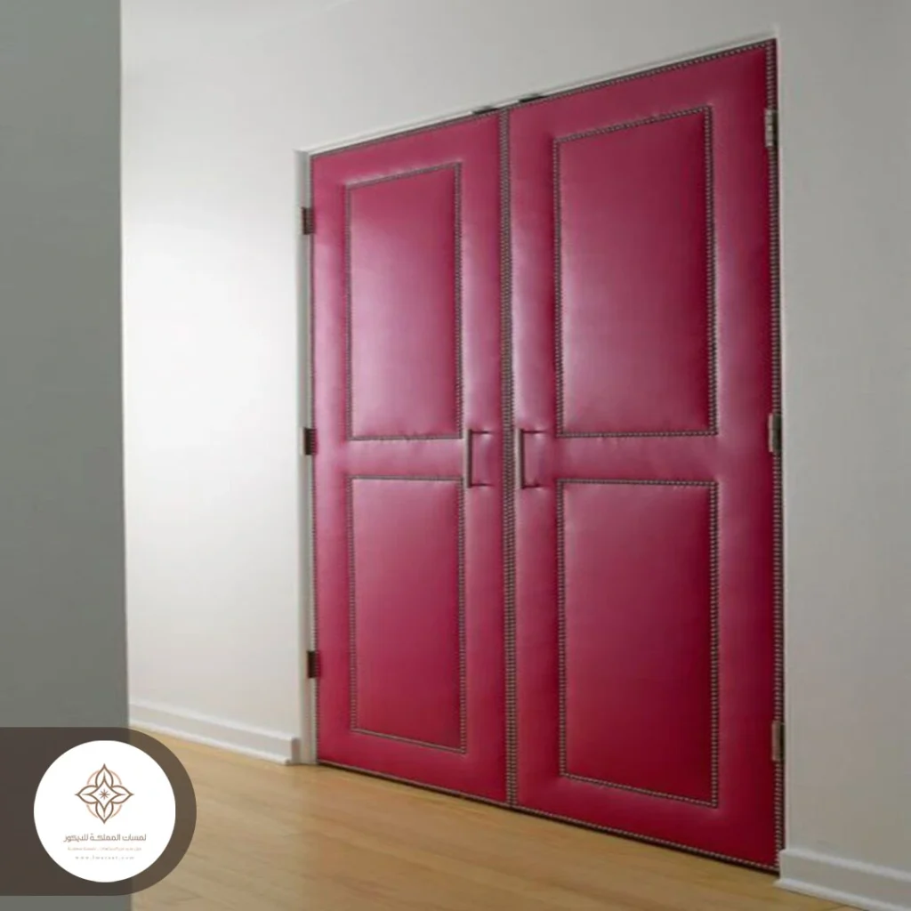 عازل صوت للباب الخشب الاحساء