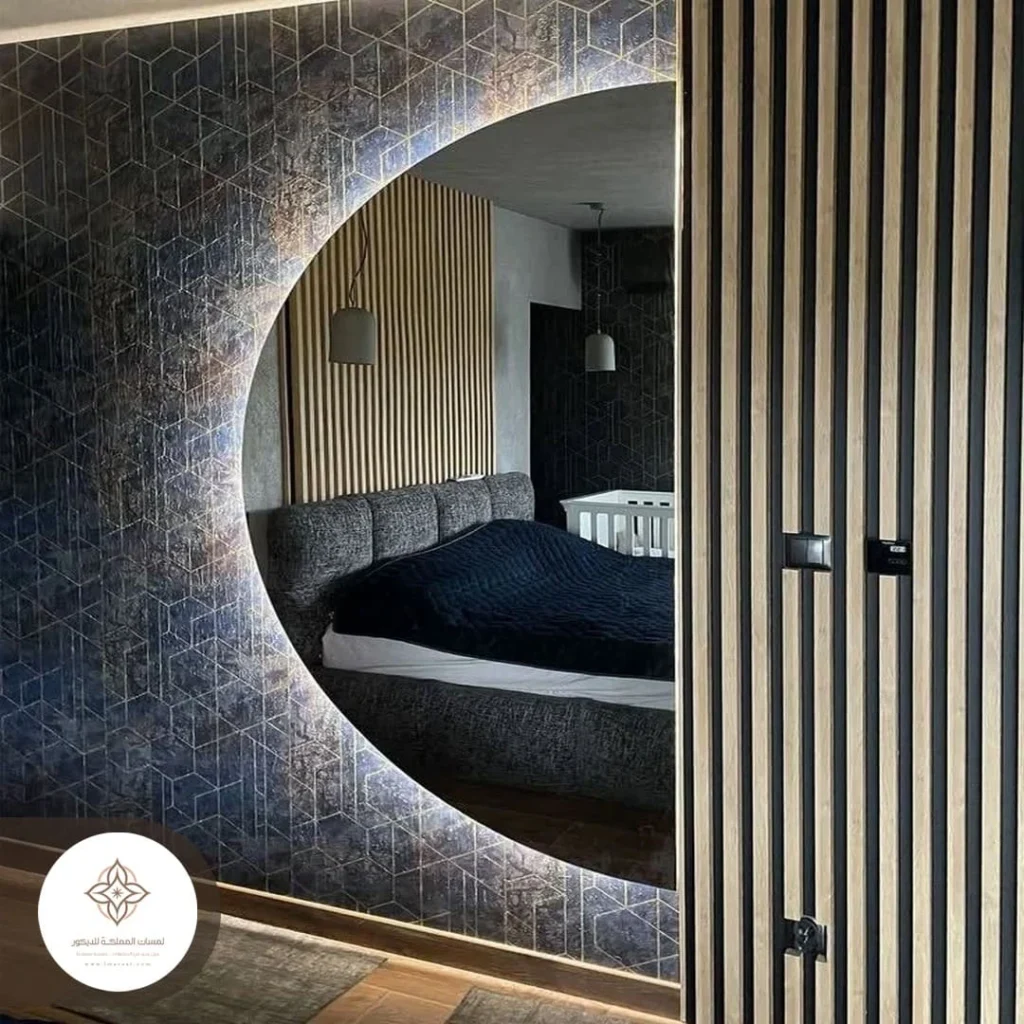 اشكال مرايا جدارية الجبيل