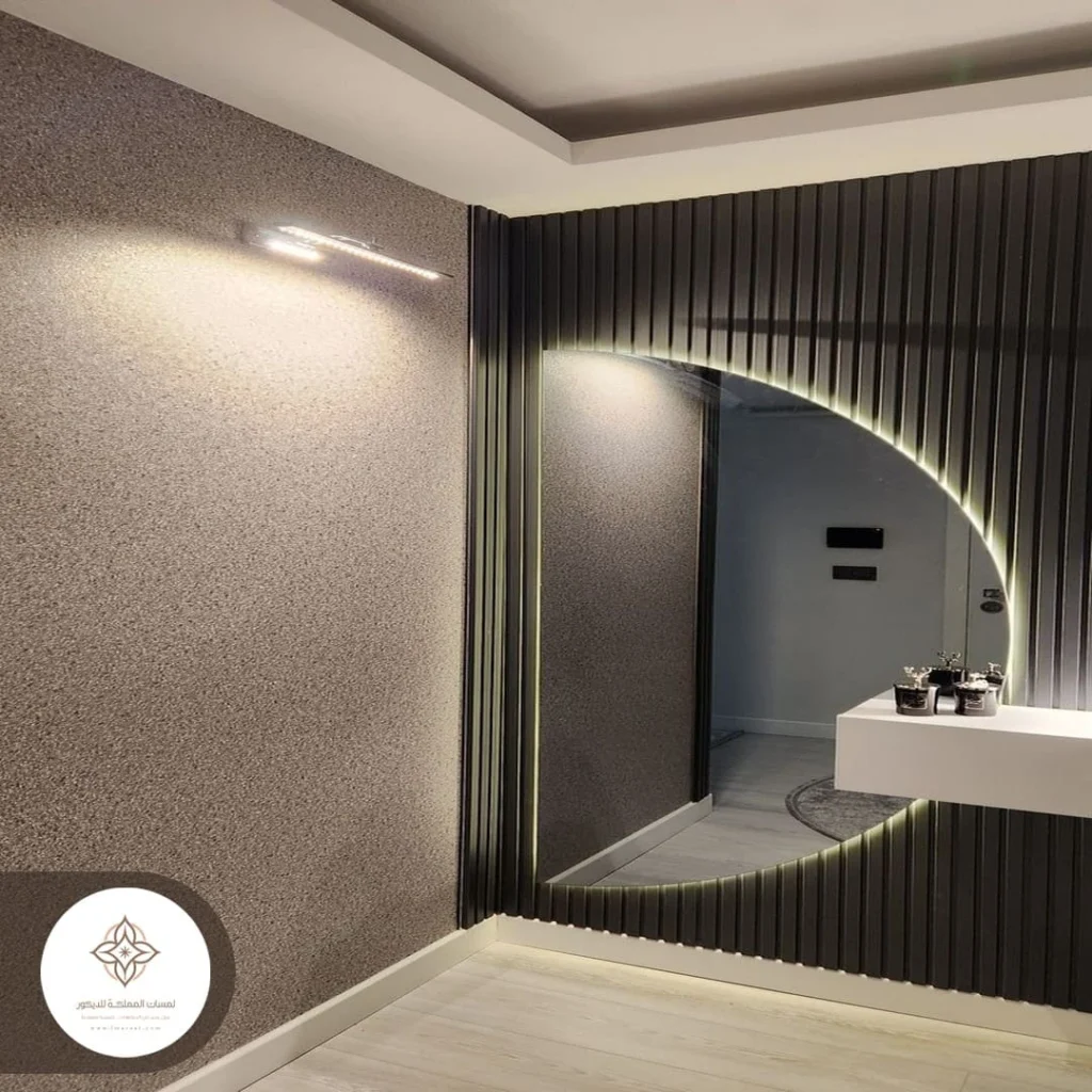 ديكور مرايا غرف نوم رأس تنورة