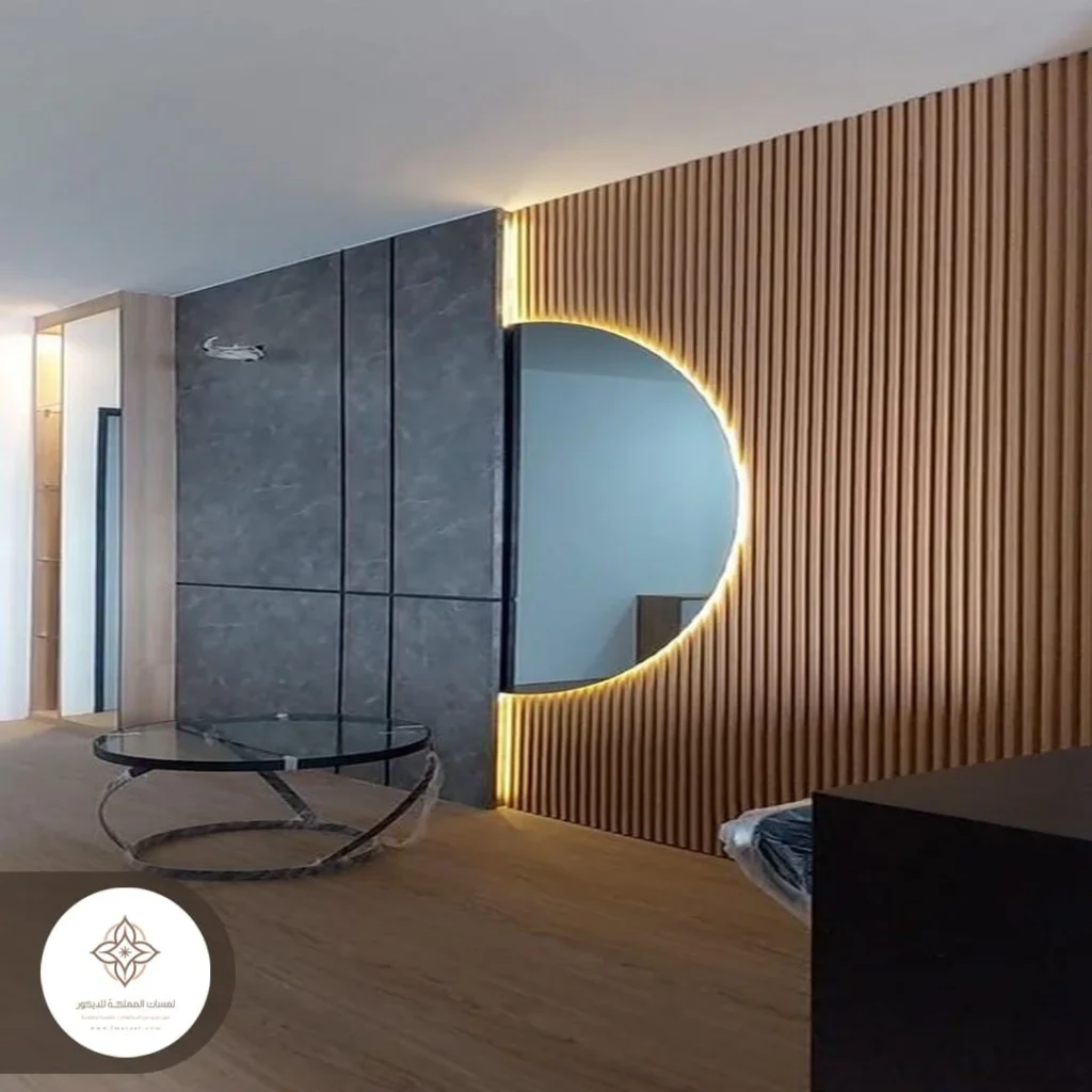 ديكور مرايا جدارية دائرية الخبر
