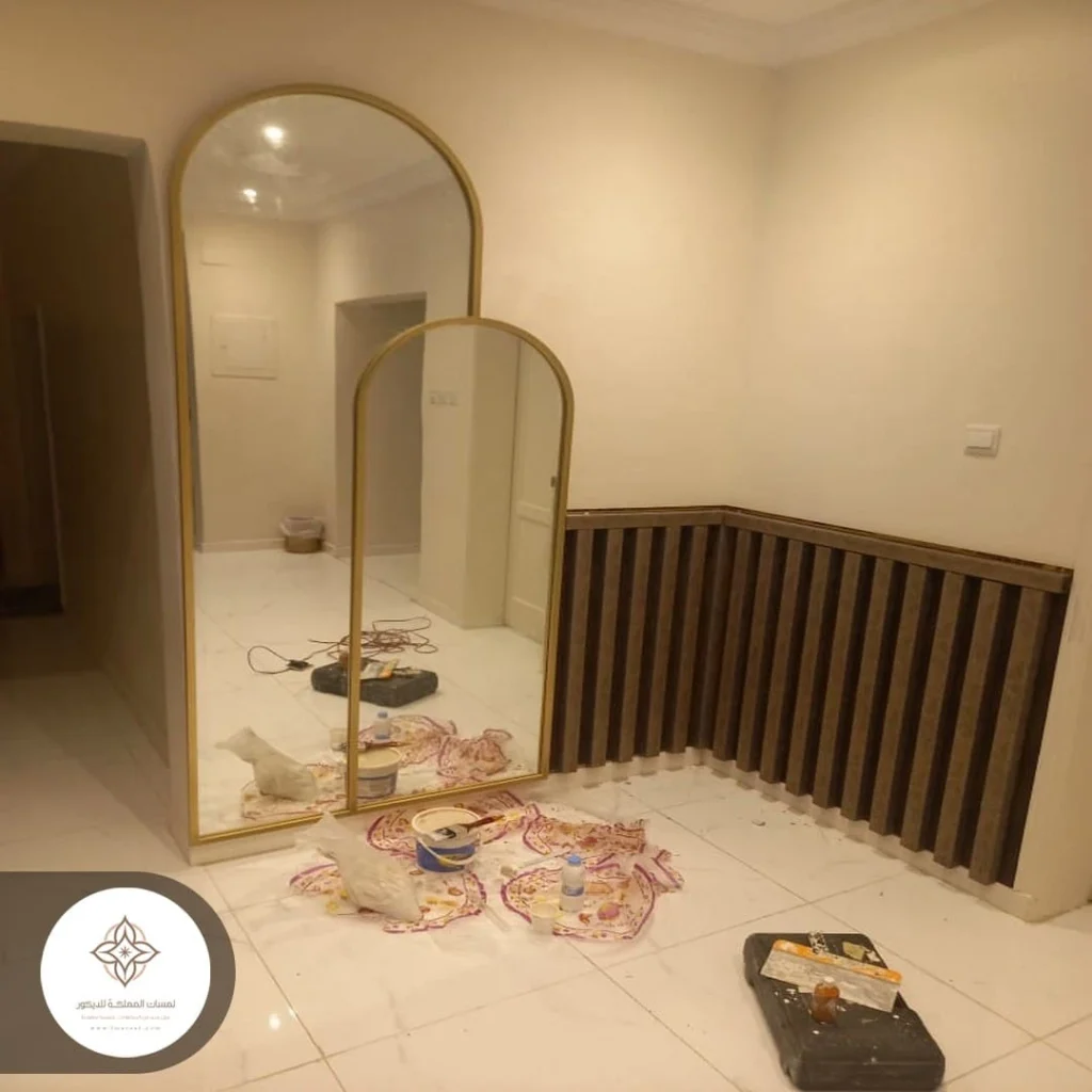 ديكور مرايا جدارية دائرية الخبر