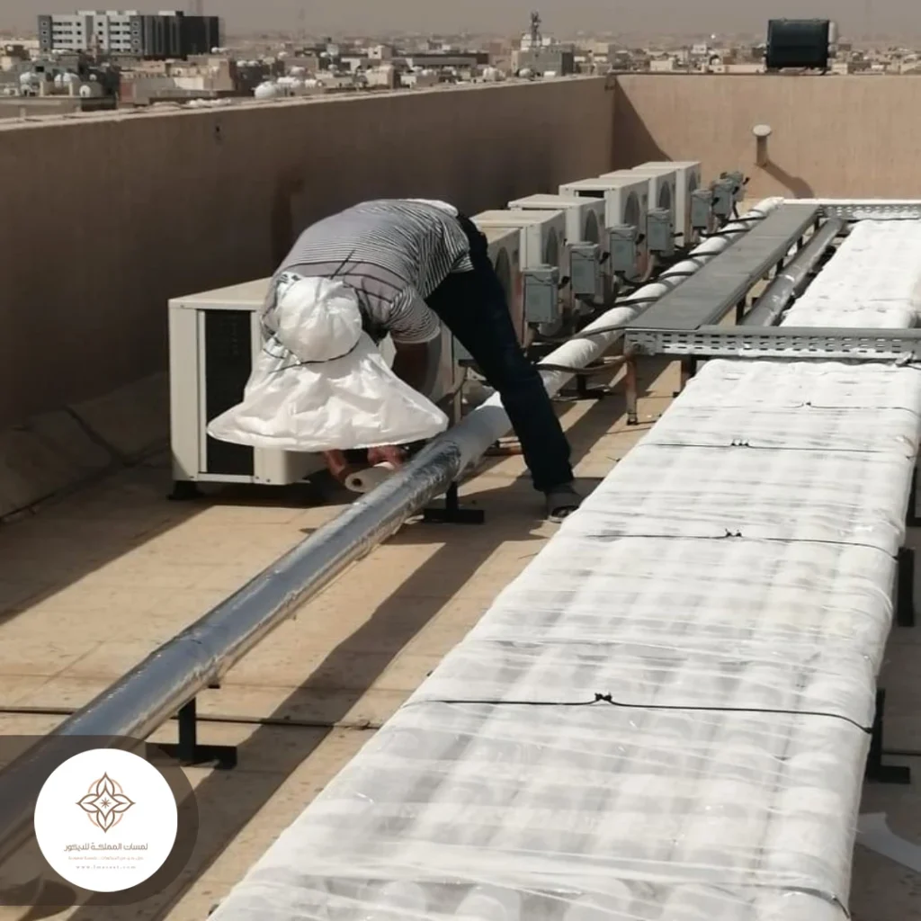 تغليف انابيب الماء سيهات