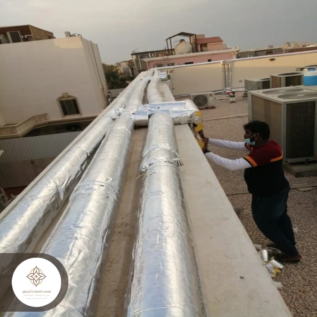 تغطية المواسير الخارجية الخبر